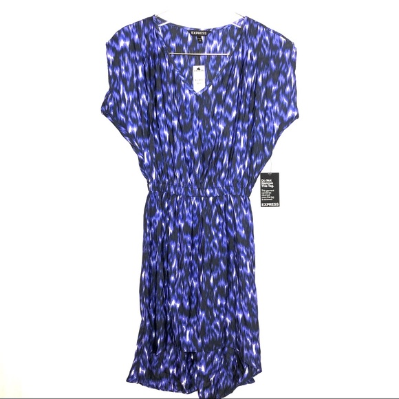 Express High-low print dress. NWT. - Picture 2 of 5